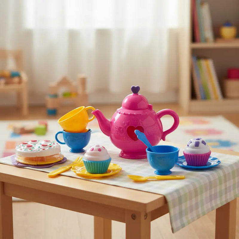 Set de té de juguete PX1594 rosado