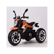 Moto Electrica Cross Llantas Auxliares 2 A 3 Años 6167-5 Color Naranja
