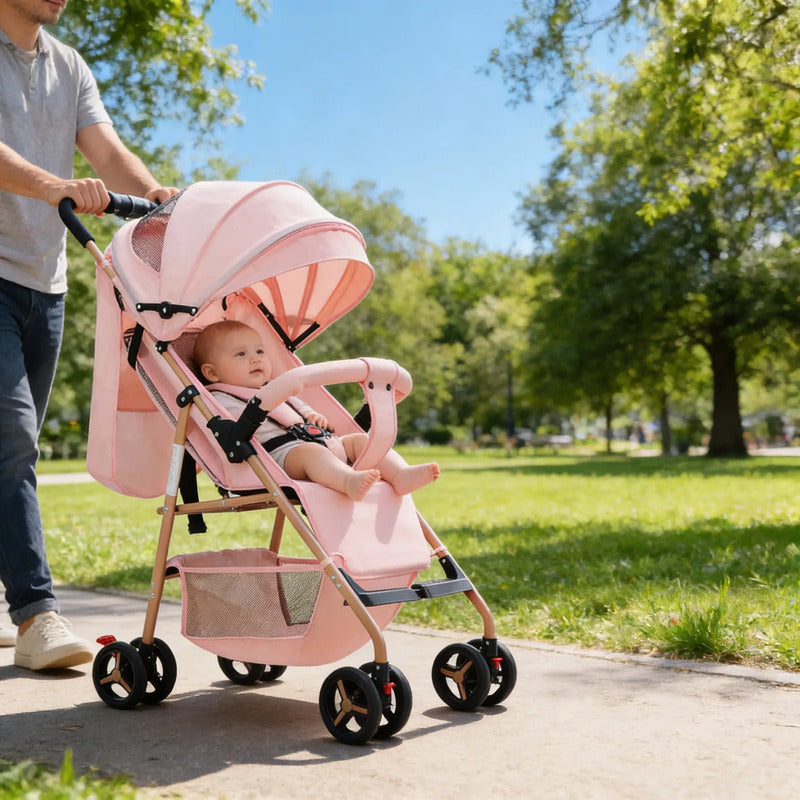 Coche Para Bebe Con Capota  Premium Reversible 701-3