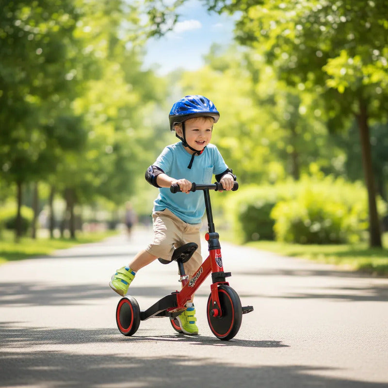Patineta Scooter 2 In 1 Niño Niña Manopatin Triciclos Musica