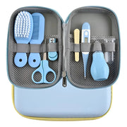 Kit Set De Aseo Cuidado Bebe Corta Uñas 8 Piezas Hy-g-2 Azul Azul Claro