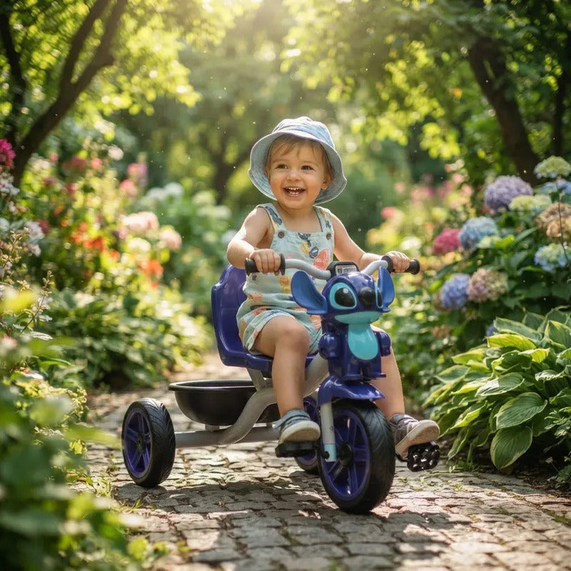 Triciclo Bicicleta Infantil Musical Kidshop 6067 Azul
