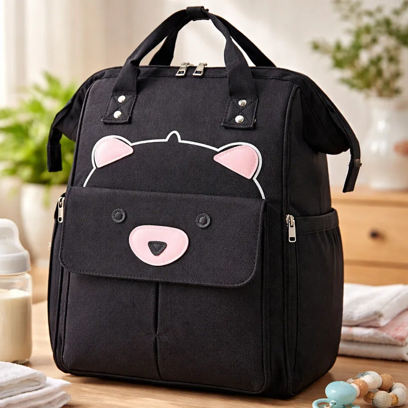Bolso Pañalera Bebe Tipo Morral Nuevo Diseño Ref 1402