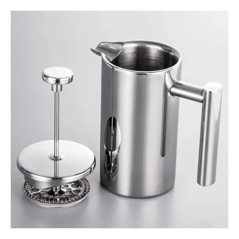 Cafetera Prensa Francesa En Acero Inoxidable 750ml