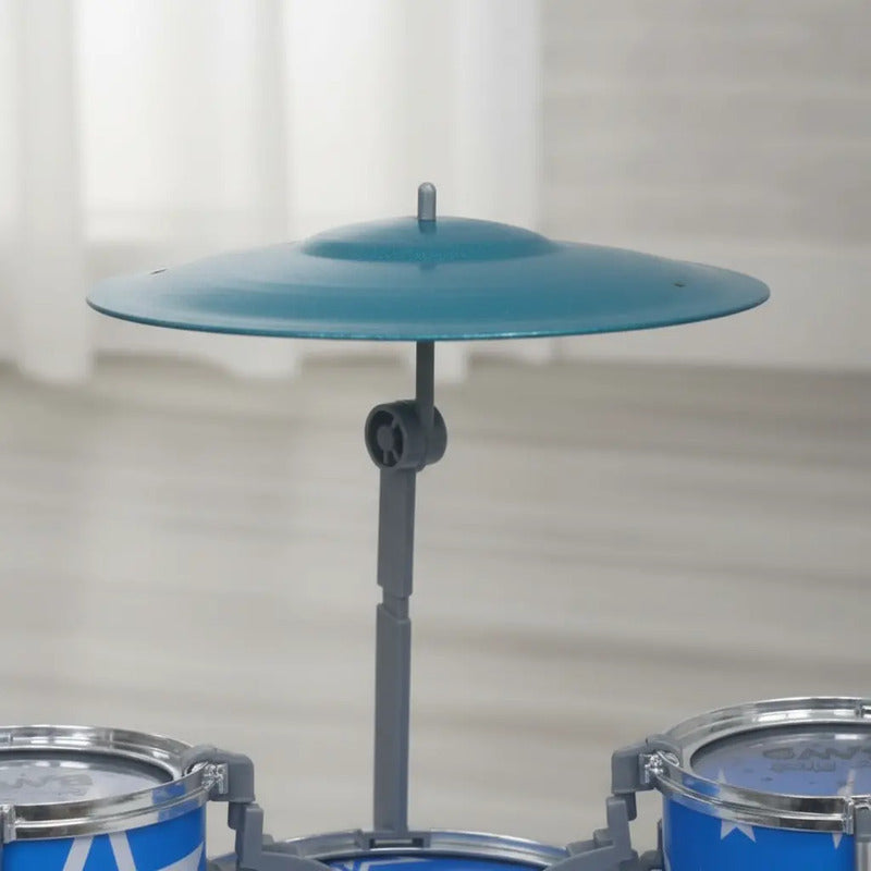 Set Batería Musical Tambores + Silla Niños Percusión M6302