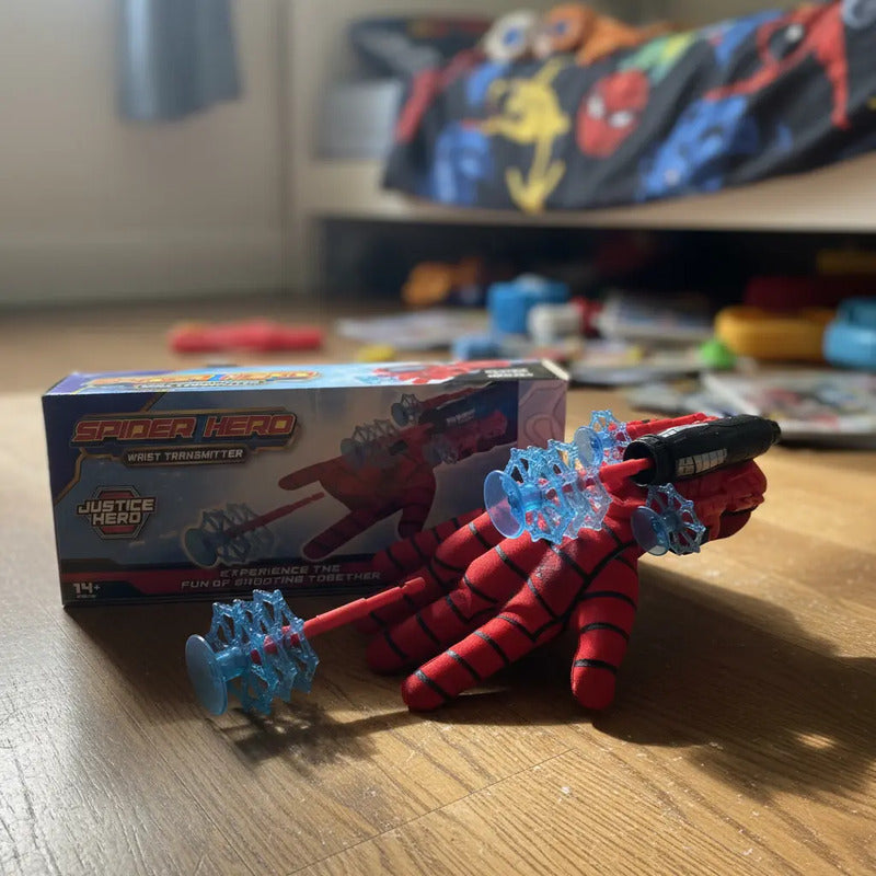 Guante Del Hombre Araña Lanza Dardos Niños Rojo Z-4343