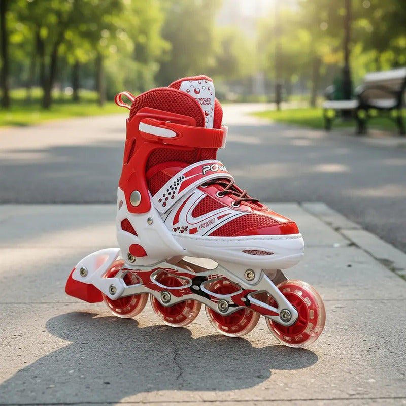 Patines En Línea Ajustables Niños Niñas Semiprofesional