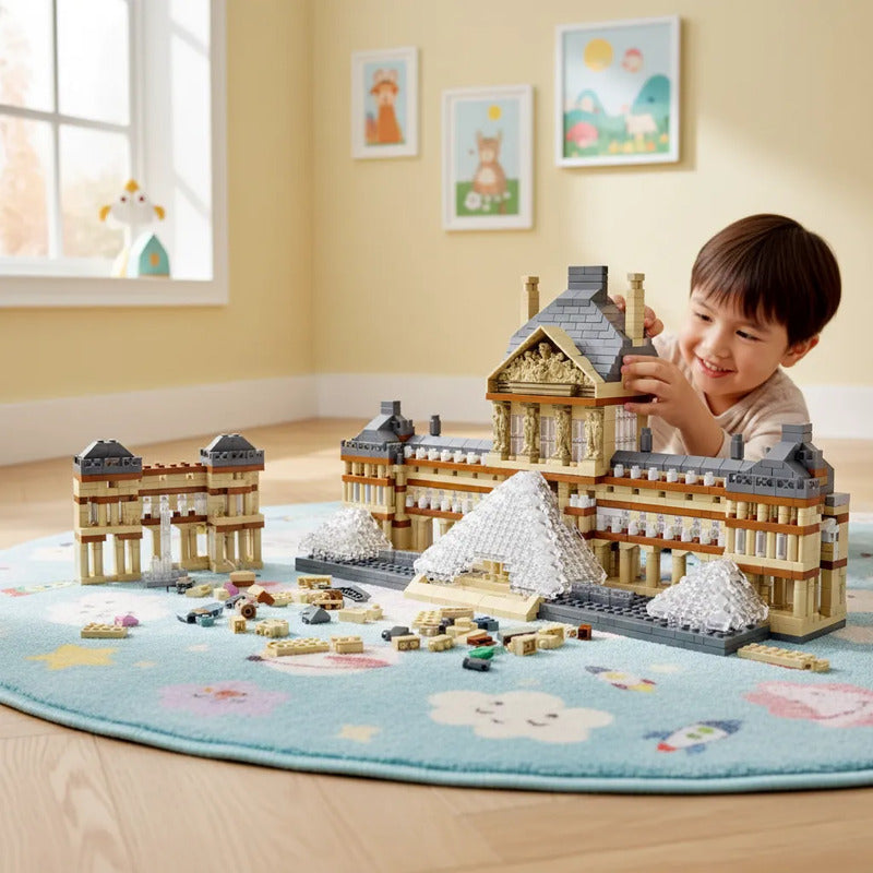 Juego De Bloques Armatodo Didáctico  300pcs J-9161 300 Esculturas