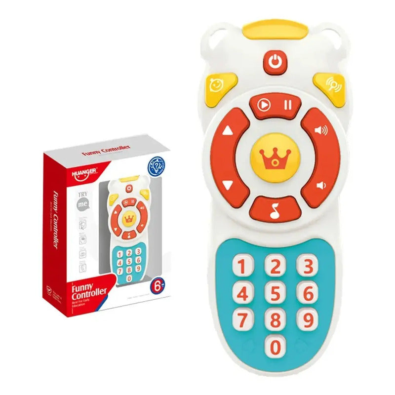 Control Remoto Musica Luces Para Bebe Aprende Ingles