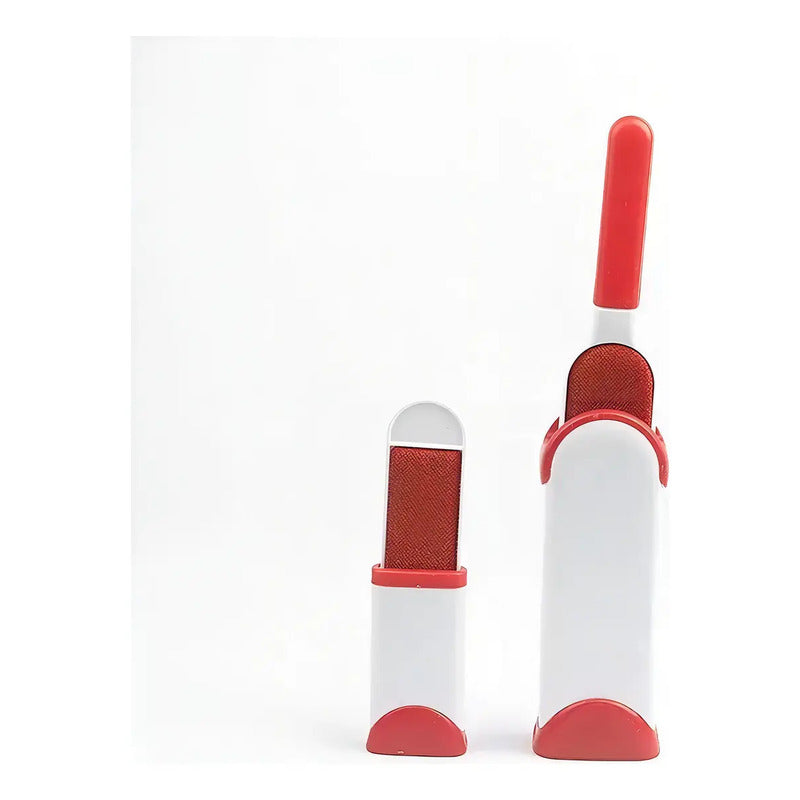 Removedor De Pelusa Mascotas Cepillo Quitamota Furwiza Color Rojo