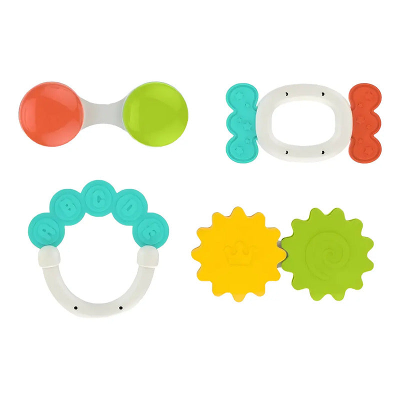 Set Kit De Mordedores Y Sonajeros X 4 Unidades He0152
