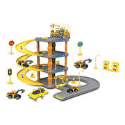 Pista De Carro De Construccion 51 Pcs P3082 Color Amarillo Con Gris
