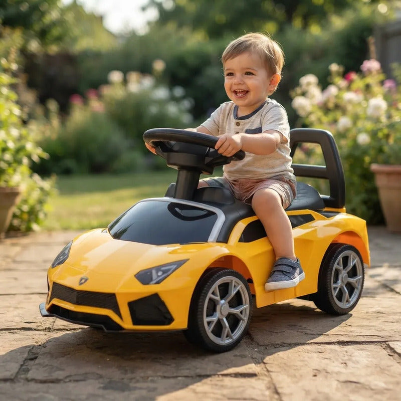 Carro Montable Eléctrico Nd002b Amarillo
