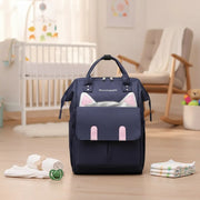 Bolso Pañalera Multifuncional Bebe Mochila Gatico Ref 1403