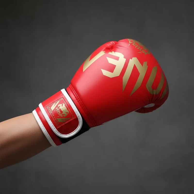 Guantes De Boxeo Profesionales  14 Onzas 14oz Rojo