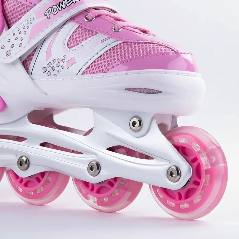 Patines En Línea Ajustables Niños Niñas Semiprofesional