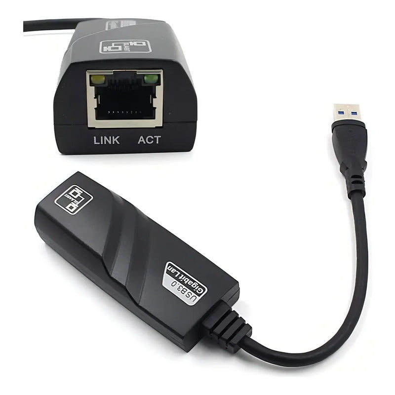 Adaptador De Red Gigabit Usb 3.0 Para Ethernet De 1000 Mbps