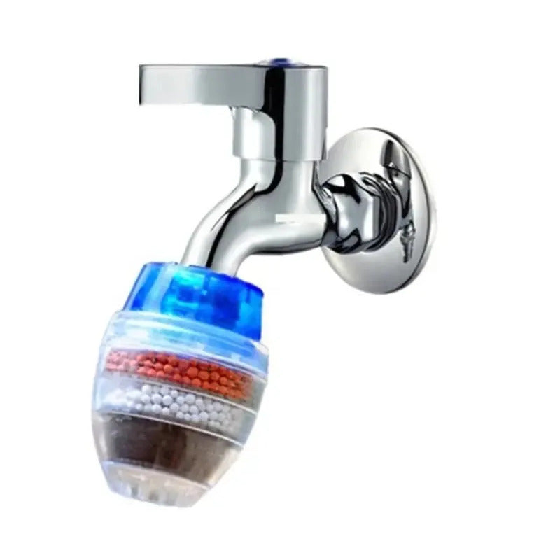 Filtro Purificador De Agua Cerámica Bioenergetico Grifos Azul