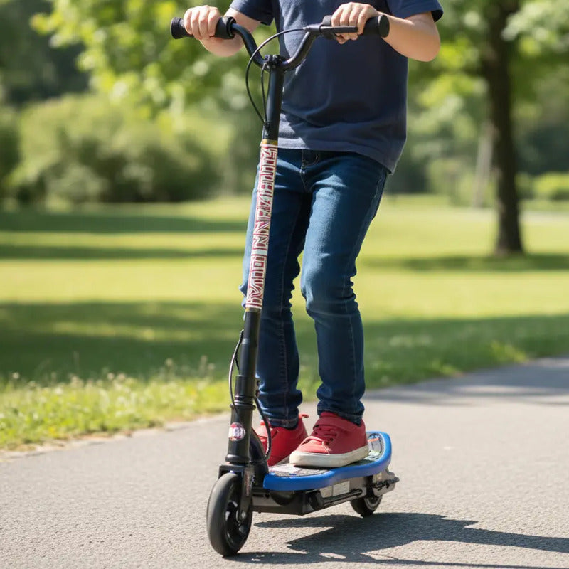 Patineta Kidshop Eléctrica Infantil 24 V, 120 W, Pt12 Color Amarillo