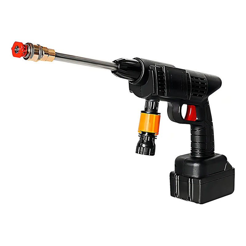 Hidrolavadora Inalámbrica Portátil Recargable Maletin Hmj002 Negro