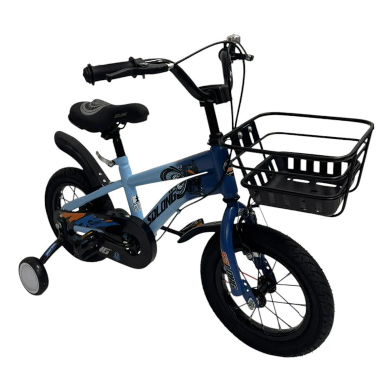 Bicicleta Niños Rin 12 Canasta Pito Frenos Bc01-d