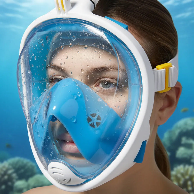 S/m Snorkel Natación Facial Máscara Antivaho Buceo Superfi