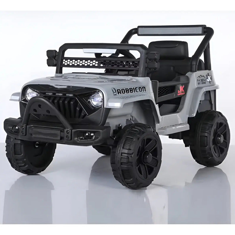 Carro Montable Electrica Para Niños Control Remoto 12v Kb005 Color Gris Oscuro