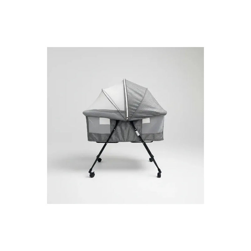 Corral Cuna Mecedora Para Bebé Portátil C118 Gris Gris