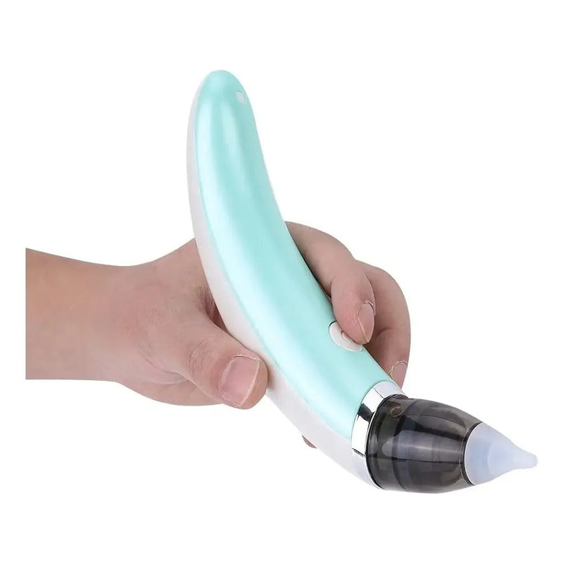 Aspirador Nasal Electrico Para Bebes Para Aliviar La Congest Color Blanco/verde