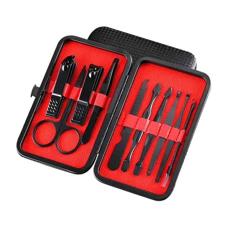 Kit Cortauñas Profesional Set Manicure Pedicure 10 Piezas