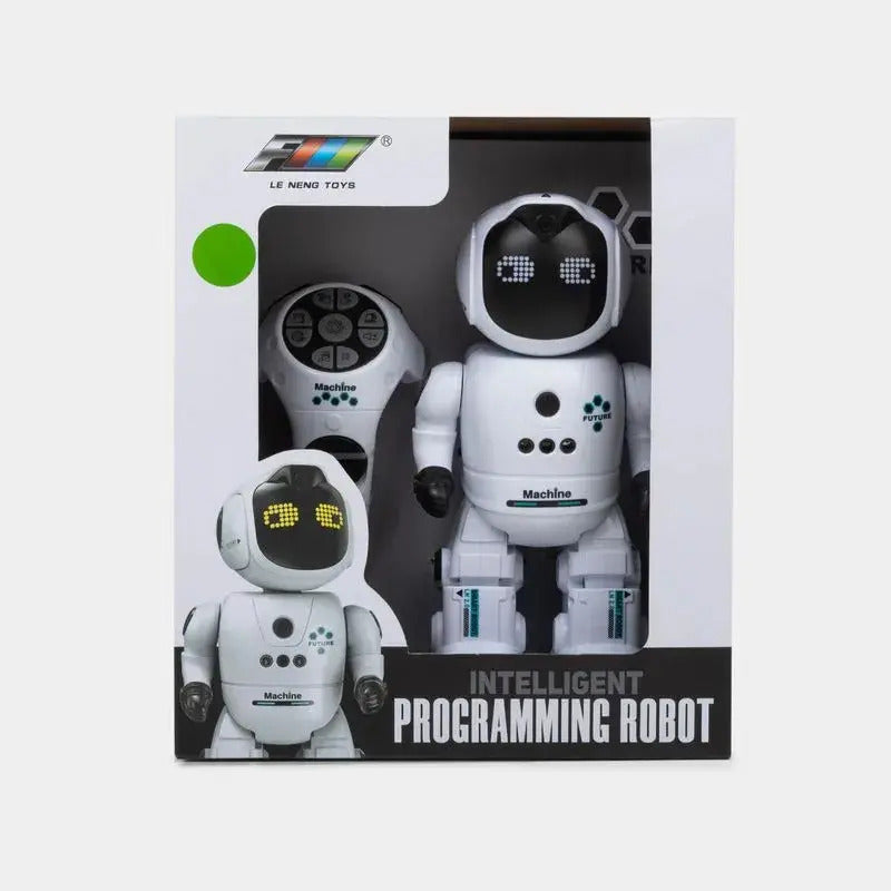 Robot Interactivo Con Control Remoto, Luz Y Sonido Hf9001-1 Robot Blanco