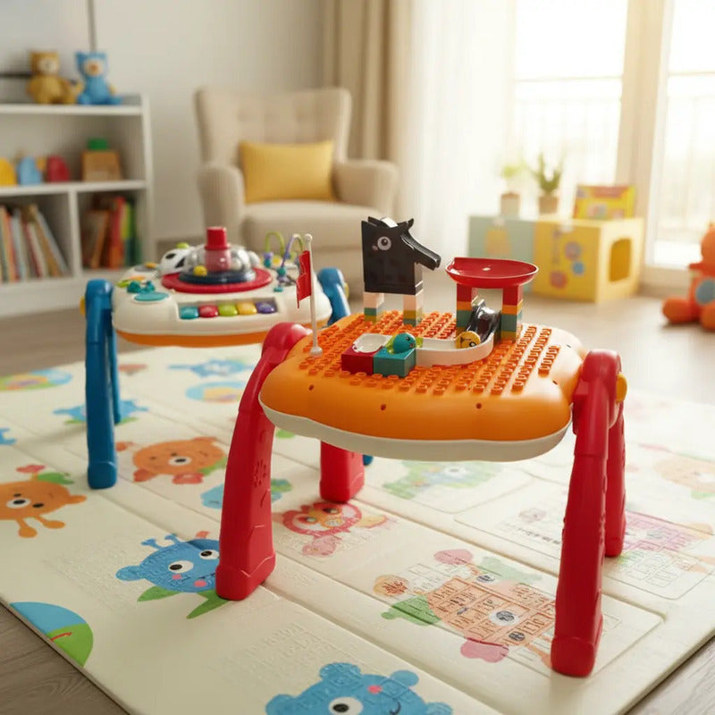 Mesa De Actividades 2en1 Didáctica Y Con Fichas Rt-1258-1