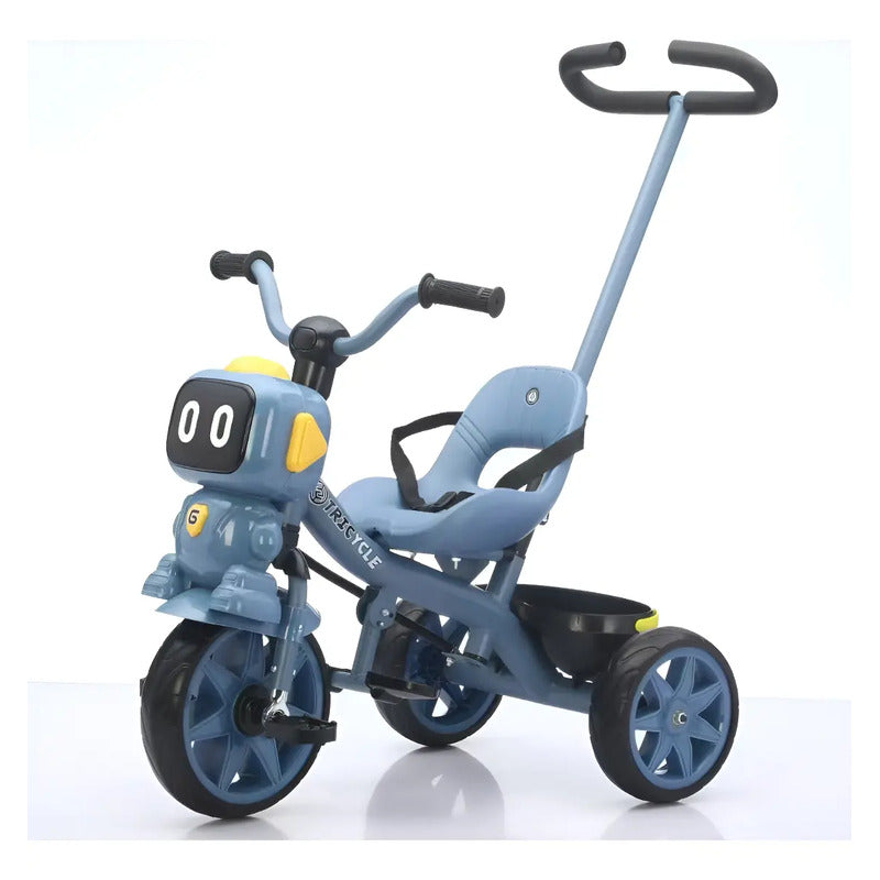 Triciclo Infantil Robots Con Música Y Cesta Tr-068