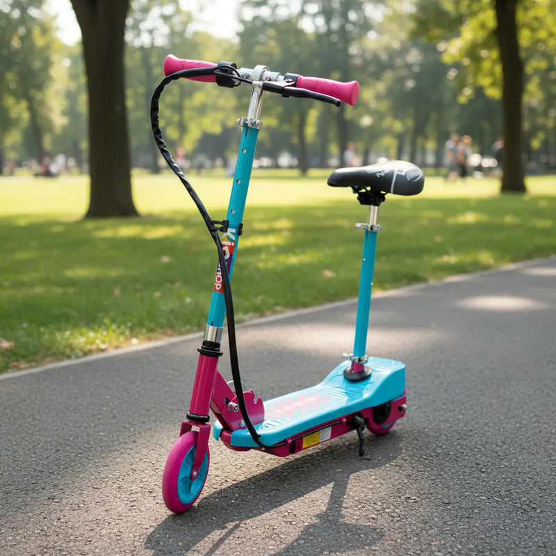 Patineta Scooter Eléctrico Kidshop Pt06 Con Silla