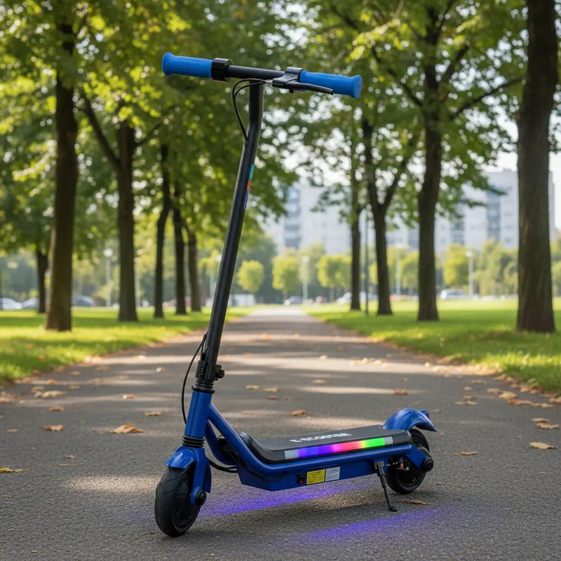 Patineta Scooter Eléctrico Con Luces  Kidshop Pt08