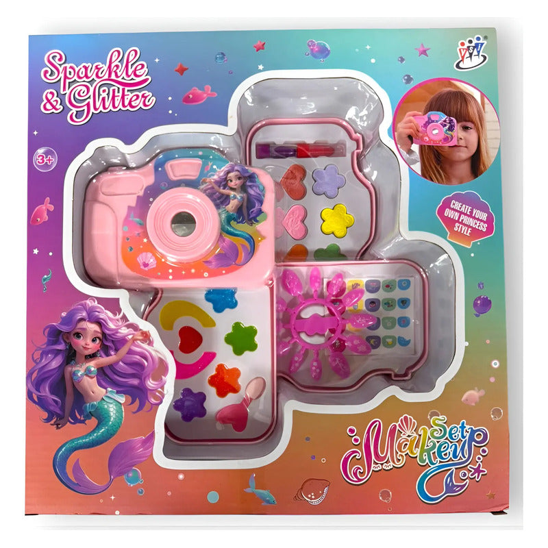 Set De Juguete Cámara De Maquillaje Belleza Portátil  X12491