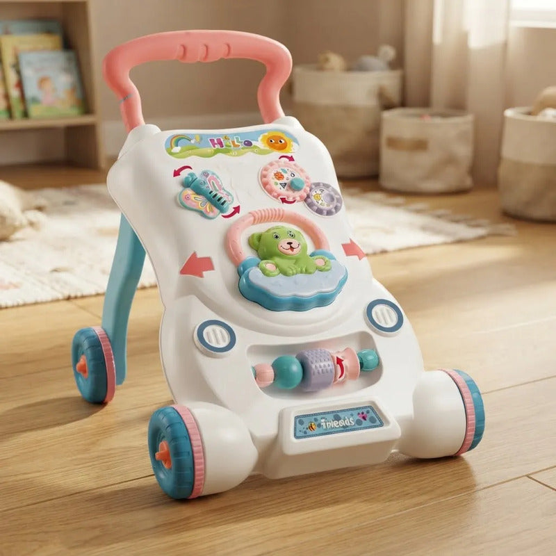 Andadera Caminador Bebes Primeros Pasos Musical Luces Osito