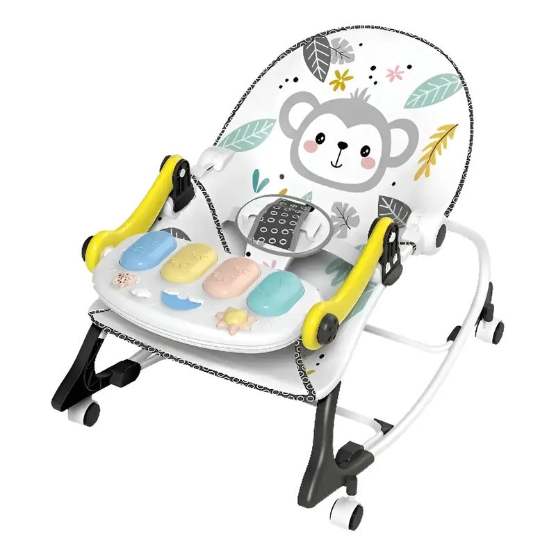 Silla Mecedora Musical Con Ruedas, Piano Musicales 7193