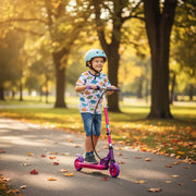 Patineta Scooter Eléctrico Kidshop Pt07 Color Fucsia