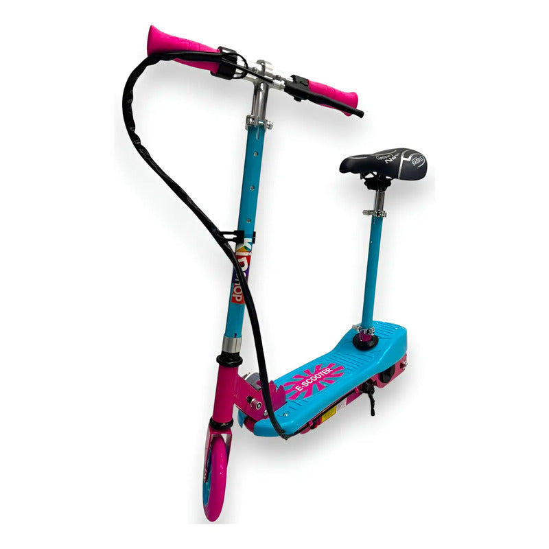 Patineta Scooter Eléctrico Kidshop Pt06 Con Silla
