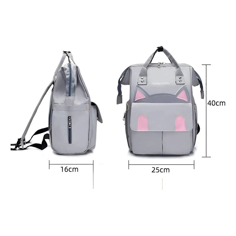 Bolso Pañalera Bebe Tipo Morral Nuevo Diseño Ref 1402