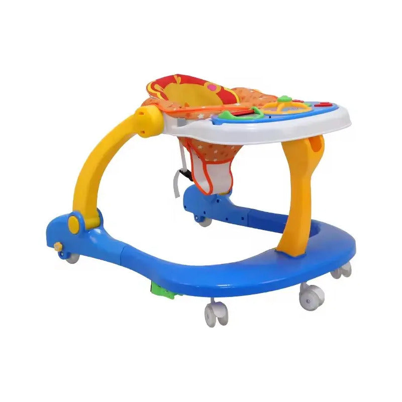 Caminador 4 En 1 Comedor Bebe Andadera Didactico Nino Nina Color Azul Azul