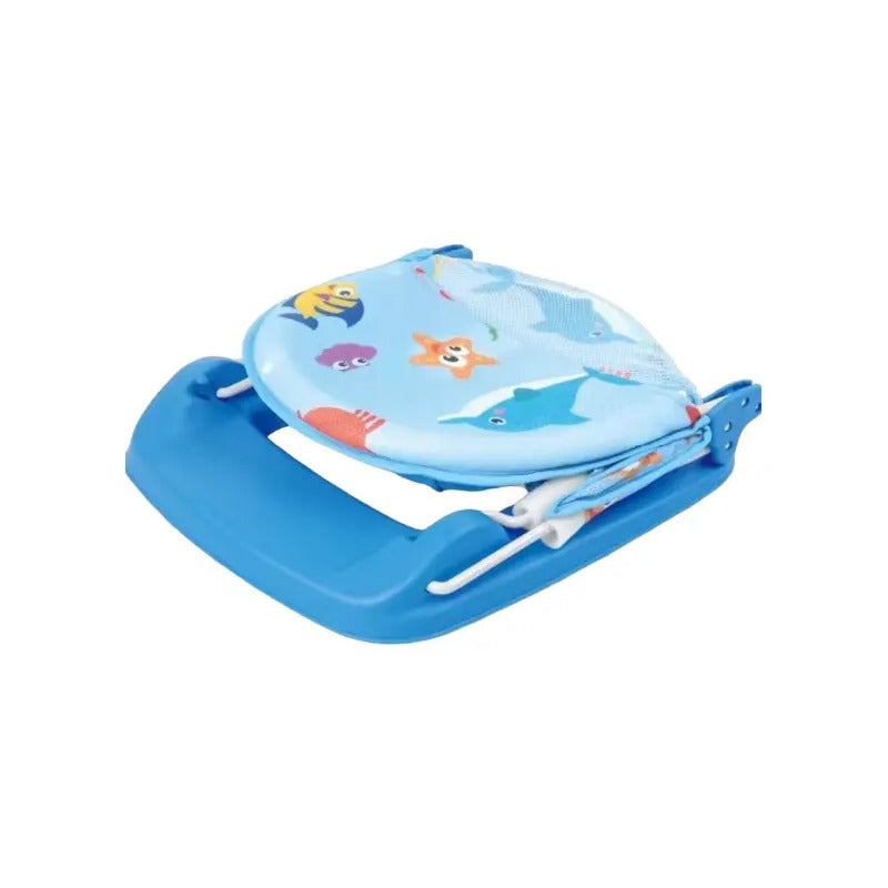 Silla Asiento Soporte Bañera Para Bebe Descanso Malla 66577 Color Rosa