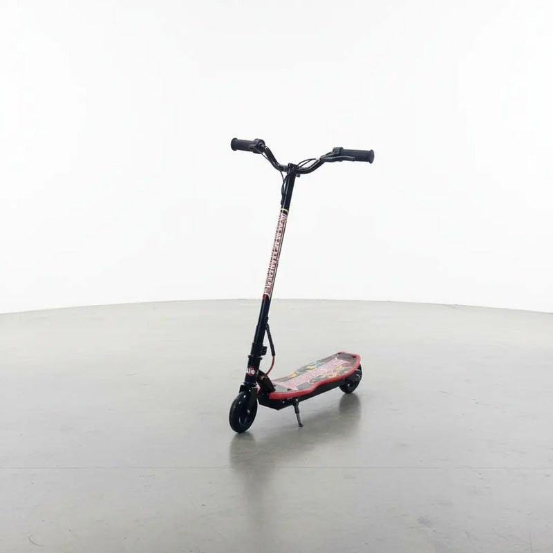Patinete Eléctrico Kidshop Pt12 Rojo Para Niños De 5 A 7 Años Con Ruedas De 12
