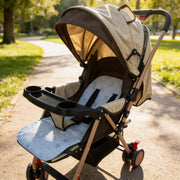Coche Paseador Para Bebe Facil De Cerrar Y Reversible 803-7 Beis Dorado