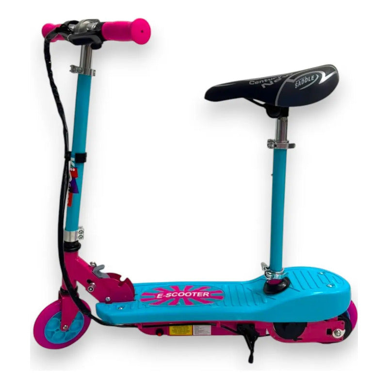 Patineta Scooter Eléctrico Kidshop Pt06 Con Silla