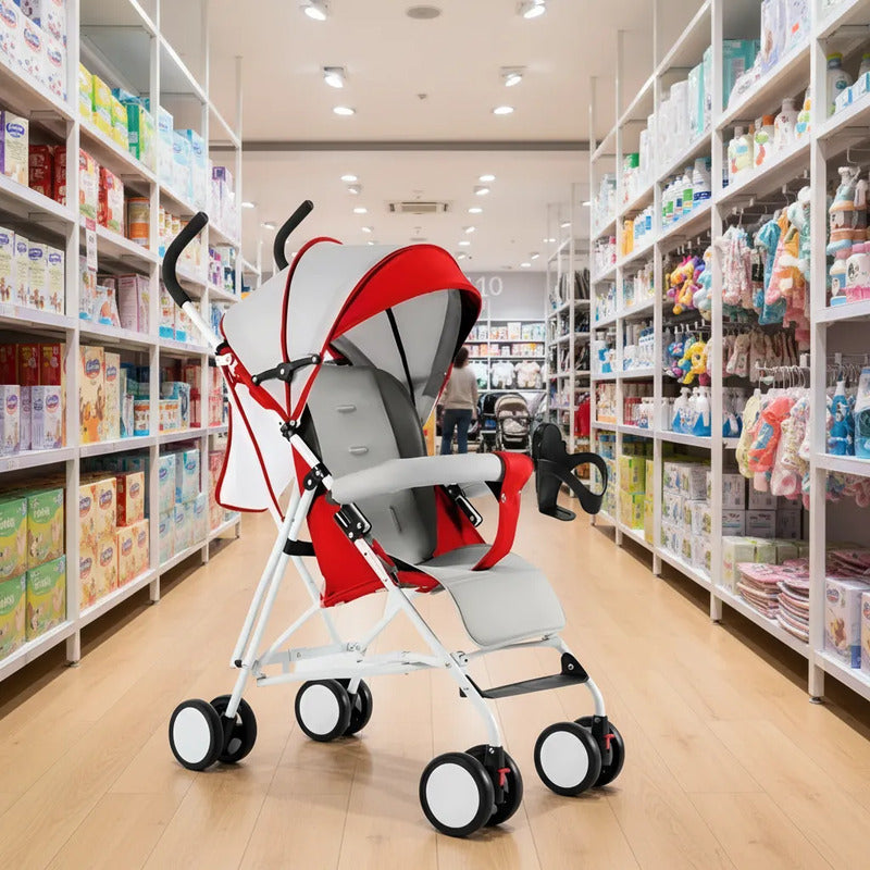 Coche Paseador Para Bebes Y Niños Cierre Facil Pd-701-2