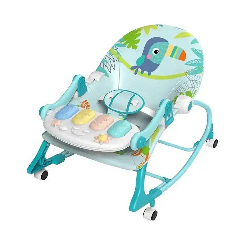 Silla Mecedora Musical Con Ruedas, Piano Musicales 7193