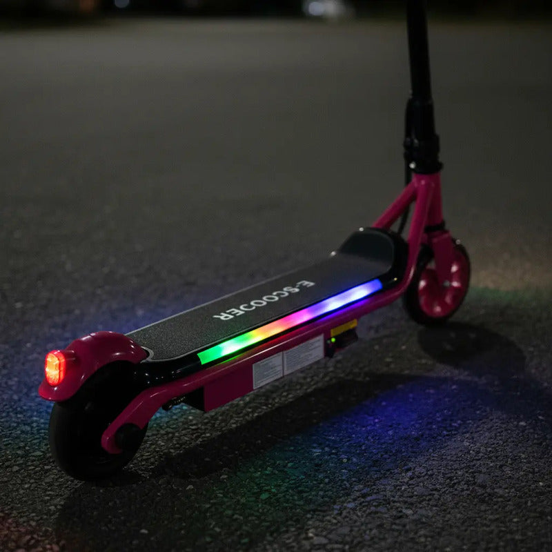 Patineta Scooter Eléctrico Con Luces  Kidshop Pt08