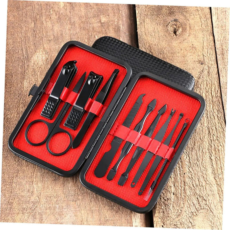 Kit Cortauñas Profesional Set Manicure Pedicure 10 Piezas